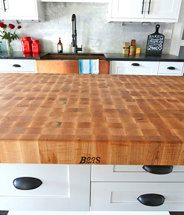 butcher block slab